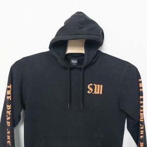 Shock Mansion Hoodie  Mens Small. Fortune Favors The Bold. Thumb Holes On Sleeve